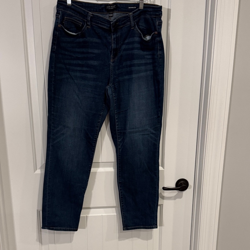 Judy Blue Dark Indigo Boyfriend Jeans